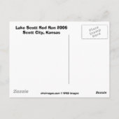 Carte Postale Course 2006 de Scott Rod de lac (Dos)