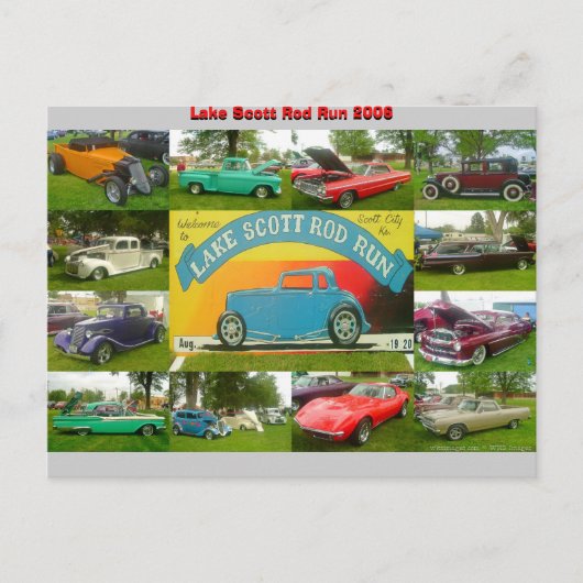 Carte Postale Course 2006 de Scott Rod de lac (Devant)