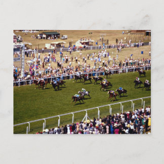 Carte Postale Course à cheval