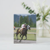 Carte Postale Course à cheval (Debout devant)