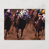 Carte Postale Course à cheval (Devant)