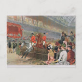 Carte Postale Course à cheval, 1886 (Devant)