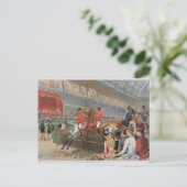 Carte Postale Course à cheval, 1886 (Debout devant)