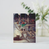 Carte Postale Course à la flamme, Jeux olympiques grecs par N. C (Debout devant)