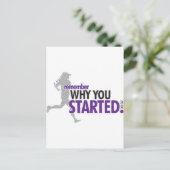 Carte Postale Course à motivation (Debout devant)