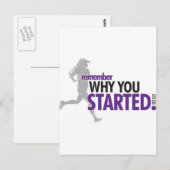 Carte Postale Course à motivation (Devant / Derrière)