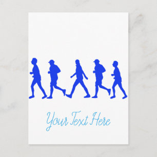 Carte Postale Course à pied Travail de mise en forme