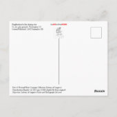 Carte Postale Course à roulettes (Dos)