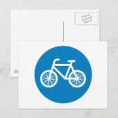 Carte Postale Course à vélo (Devant / Derrière)