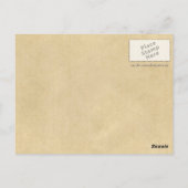 Carte Postale Course à vélo sur route (Dos)