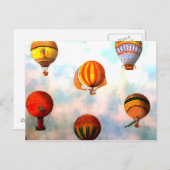 Carte Postale Course au ballon (Devant / Derrière)