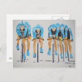 Carte Postale Course au cycle (Devant / Derrière)