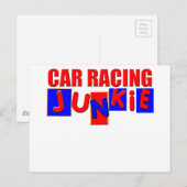 Carte Postale Course automobile (Devant / Derrière)