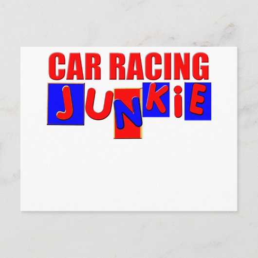 Carte Postale Course automobile (Devant)