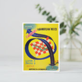 Carte Postale Course automobile vintage Carrera Panamericana 195 (Debout devant)