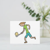 Carte Postale Course Aux Oeufs Et Cuillères (Debout devant)