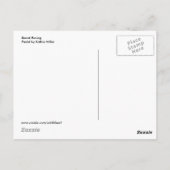 Carte Postale Course de barils (Dos)