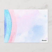 Carte Postale Course de dinosaure d'anniversaire voiture garçon  (Dos)