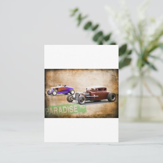 Carte Postale Course de dragsters (Debout devant)