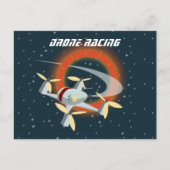 Carte Postale Course de drones (Devant)