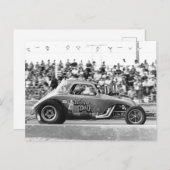 Carte Postale course de traînée topolino fiat (Devant / Derrière)