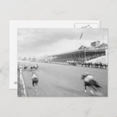 Carte Postale Course du cheval à la Nouvelle-Orléans, 1906 (Devant / Derrière)