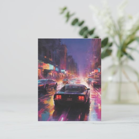 Carte Postale Course dynamique Cityscape (Debout devant)