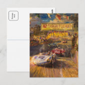 Carte Postale Course italienne Targa Florio (Devant / Derrière)