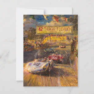 Carte Postale Course italienne Targa Florio