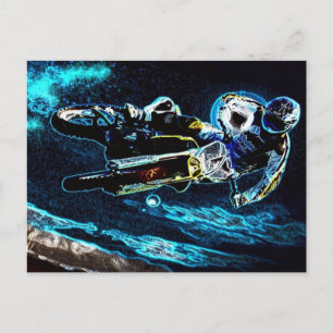 Carte Postale course motocross motocross moto moto