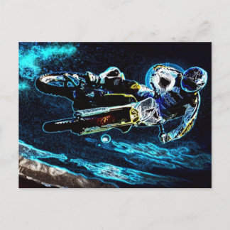 Carte Postale course motocross motocross moto moto