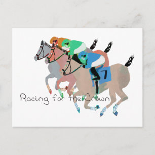 Carte Postale Course pour la Couronne