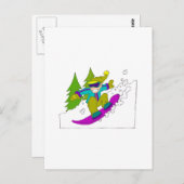 Carte Postale Course rapide (Devant / Derrière)