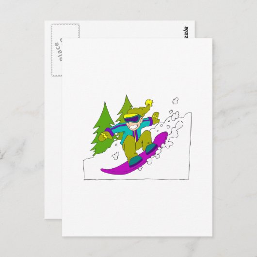 Carte Postale Course rapide (Devant / Derrière)