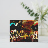 Carte Postale Course sur piste (Debout devant)