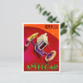 Carte Postale Course vintage Amilcar 1927 (Debout devant)