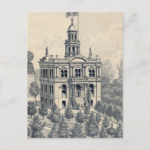 Carte Postale Court House, Fresno