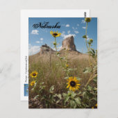 Carte Postale Courthouse et Jail Rock, Nebraska Postcard (Devant / Derrière)