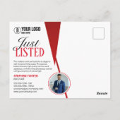 Carte Postale Courtier de courtier d'agent immobilier juste répe (Dos)