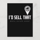 Carte Postale Courtier immobilier drôle Agent immobilier drôle (Devant)