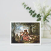 Carte Postale Courtoisie rustique (Debout devant)