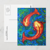 Carte Postale Courtship (Pisces) (Devant / Derrière)