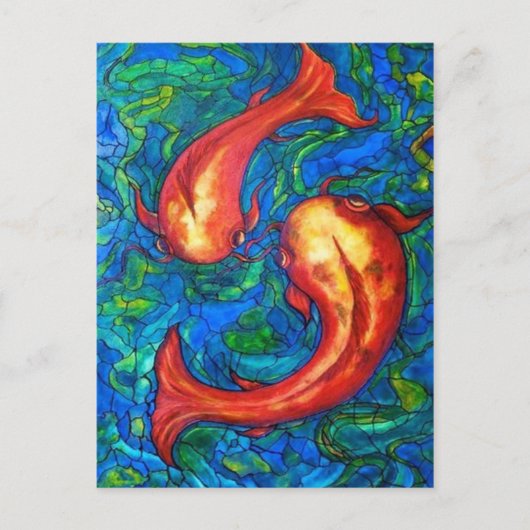 Carte Postale Courtship (Pisces) (Devant)