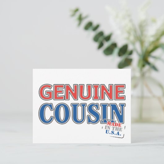 Carte Postale Cousin authentique (Debout devant)