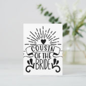 Carte Postale Cousin De La Mariée (Debout devant)