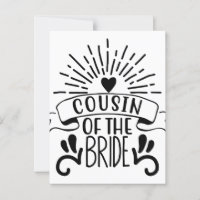 Cousin De La Mariée
