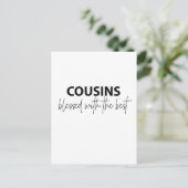 Carte Postale Cousins - Bénis avec le meilleur (Debout devant)