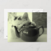 Carte Postale Coussin de théière (Devant / Derrière)