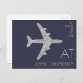 Carte Postale coussin gonflable (Devant / Derrière)