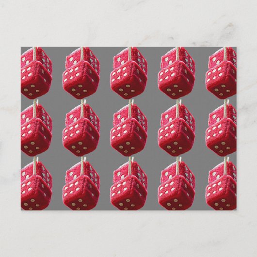 Carte Postale Couteau rouge flou (Devant)